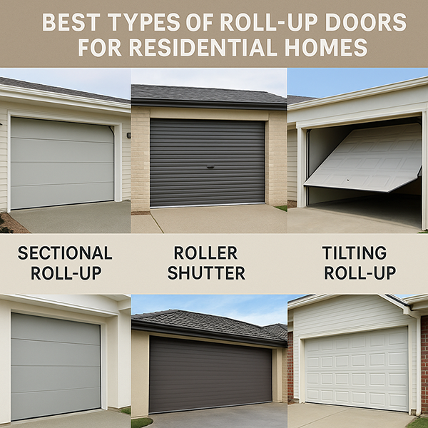 best type of garage door roll up types of garage door roll up